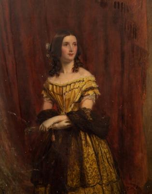 Appraisal: William Powell Frith RA - Portrait of Miss Coates of