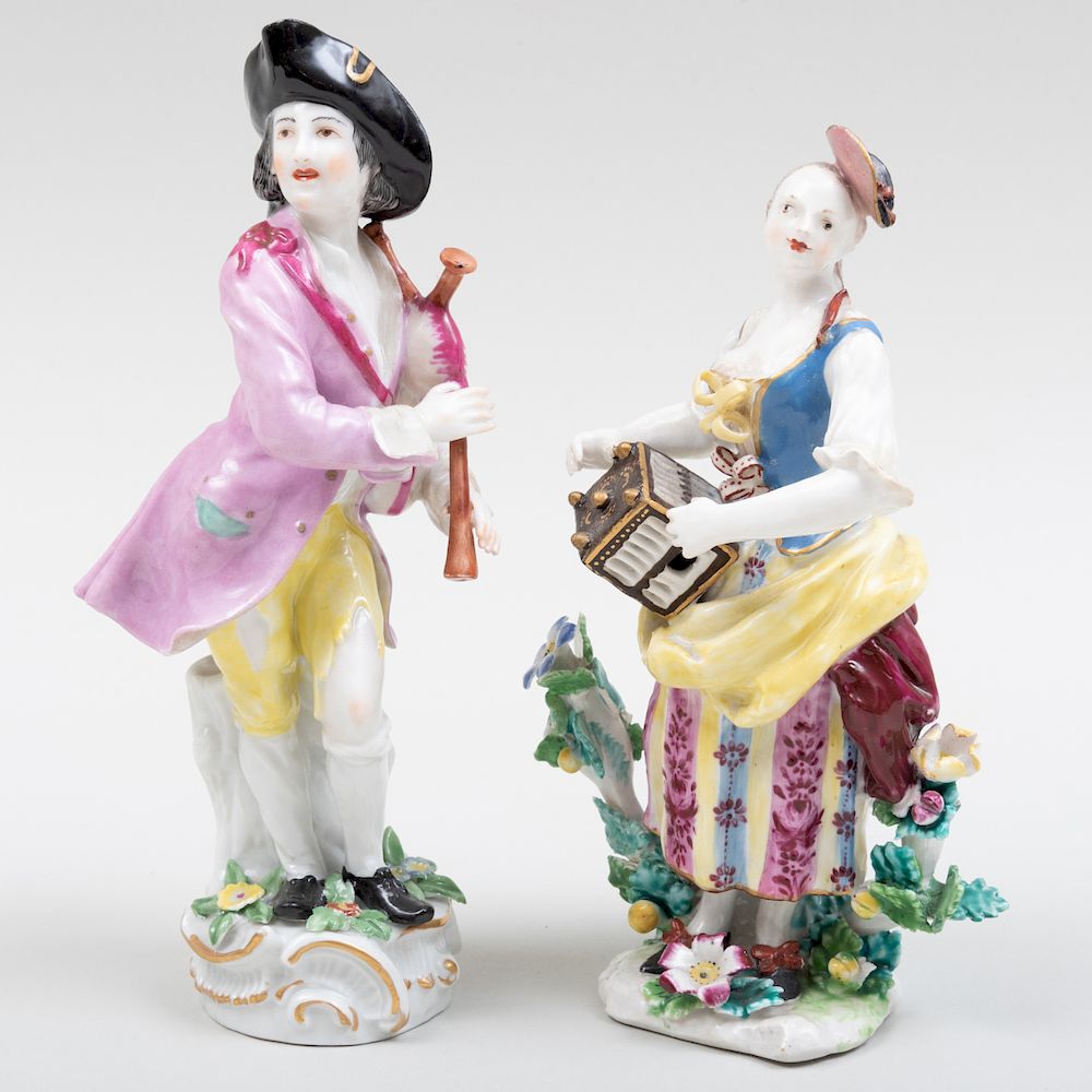 Appraisal: English Porcelain Figure of Matrimony and a Porcelain Figure of