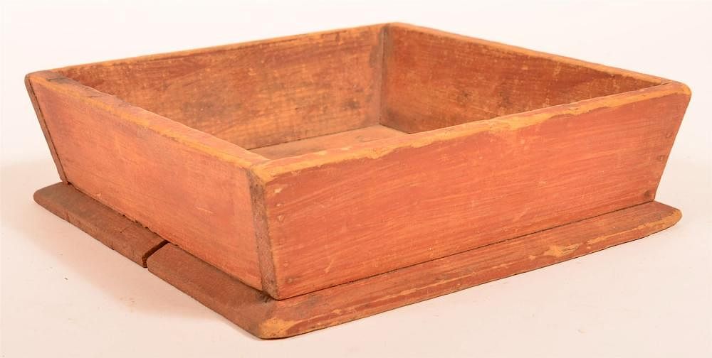 Appraisal: Pennsylvania th Century Softwood Apple Box Pennsylvania th Century Softwood