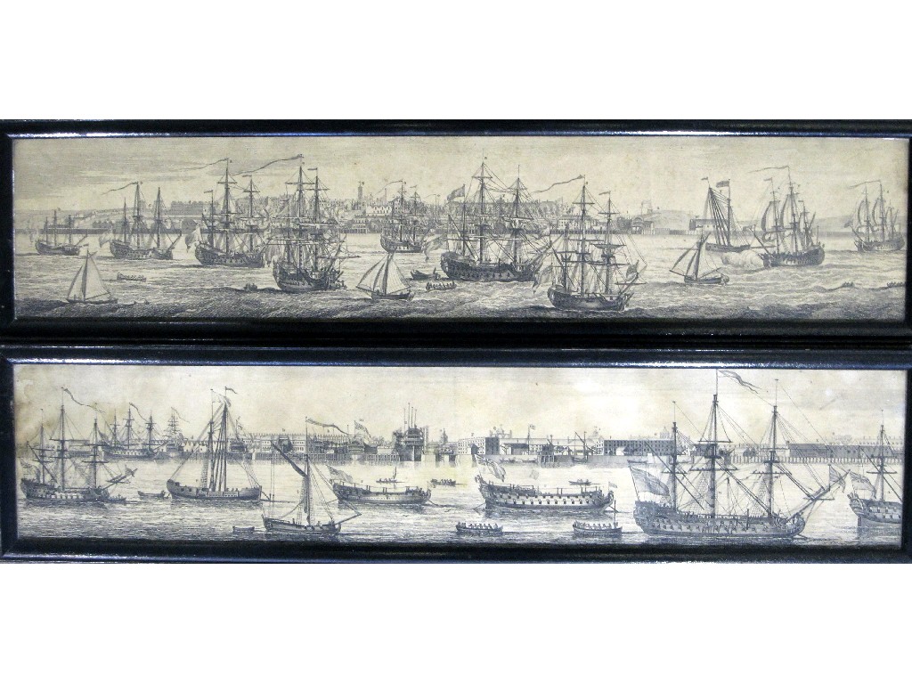 Appraisal: Pair of maritime engravings