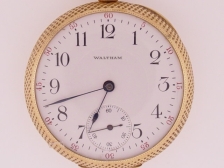 Appraisal: Waltham S J NI DMK mvt in K heavily engraved