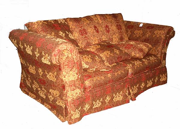 Appraisal: A pair of Neoclassical style sofas mid th century height