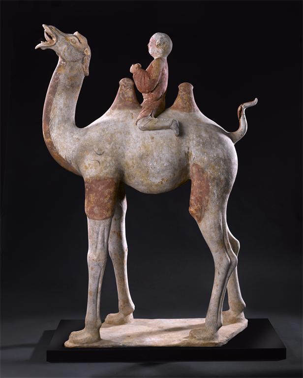 Appraisal: A massive Chinese pottery model of batrian camel