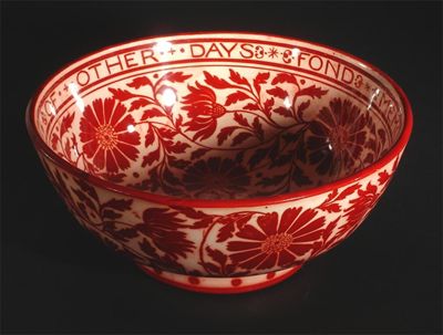 Appraisal: A Bernard Moore bowl inscribed 'Fond Memory Brings The Light