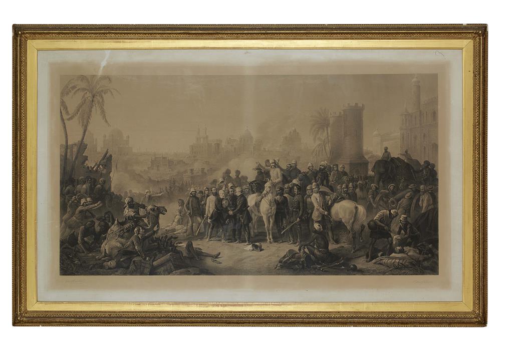 Appraisal: AFTER THOMAS JONES BARKER THE RELIEF OF LUCKNOW Engraving and