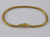 Appraisal: Cartier An carat gold serpent bracelet by Cartier Paris Signed