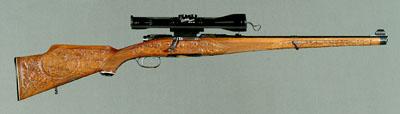 Appraisal: Abercrombie and Fitch rifle cal bolt-action rifle with Weatherby scope