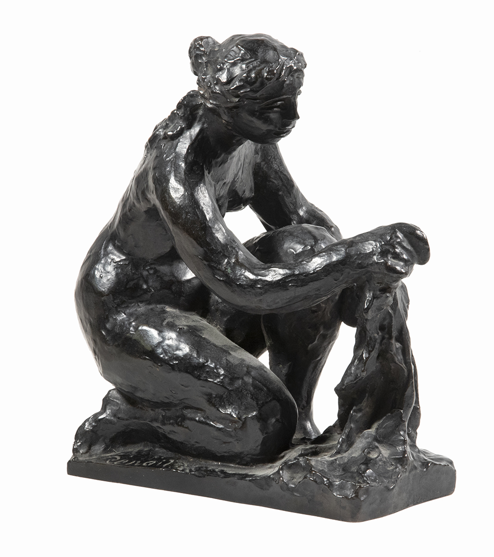 Appraisal: AFTER PIERRE-AUGUSTE RENOIR RICHARD GUINO VALSUANI FOUNDRY The Washerwoman lost