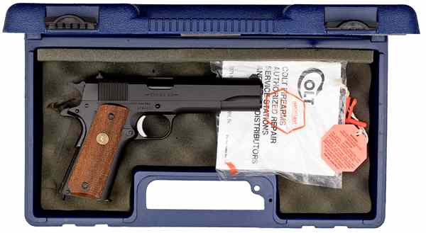 Appraisal: Colt A Semi-Auto Pistol super cal '' barrel S N