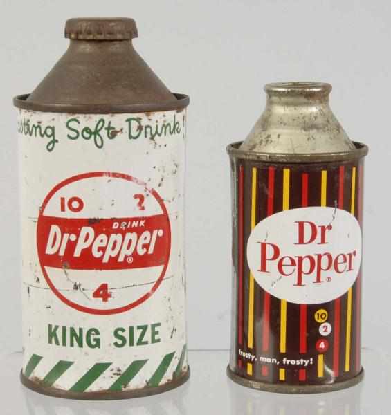 Appraisal: Lot of Dr Pepper Cone Top Cans Description Largest is