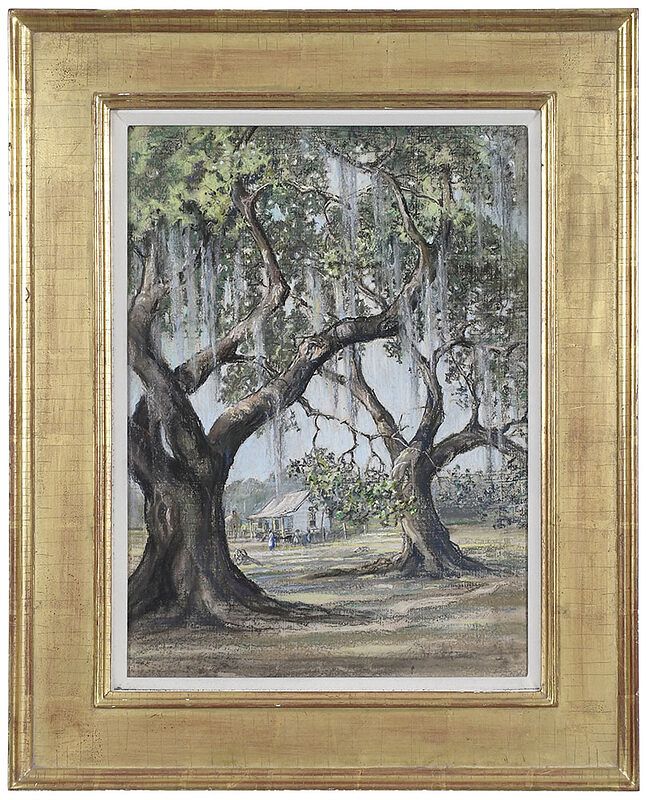 Appraisal: Elizabeth O'Neill Verner Charleston South Carolina - Cabin Framed by