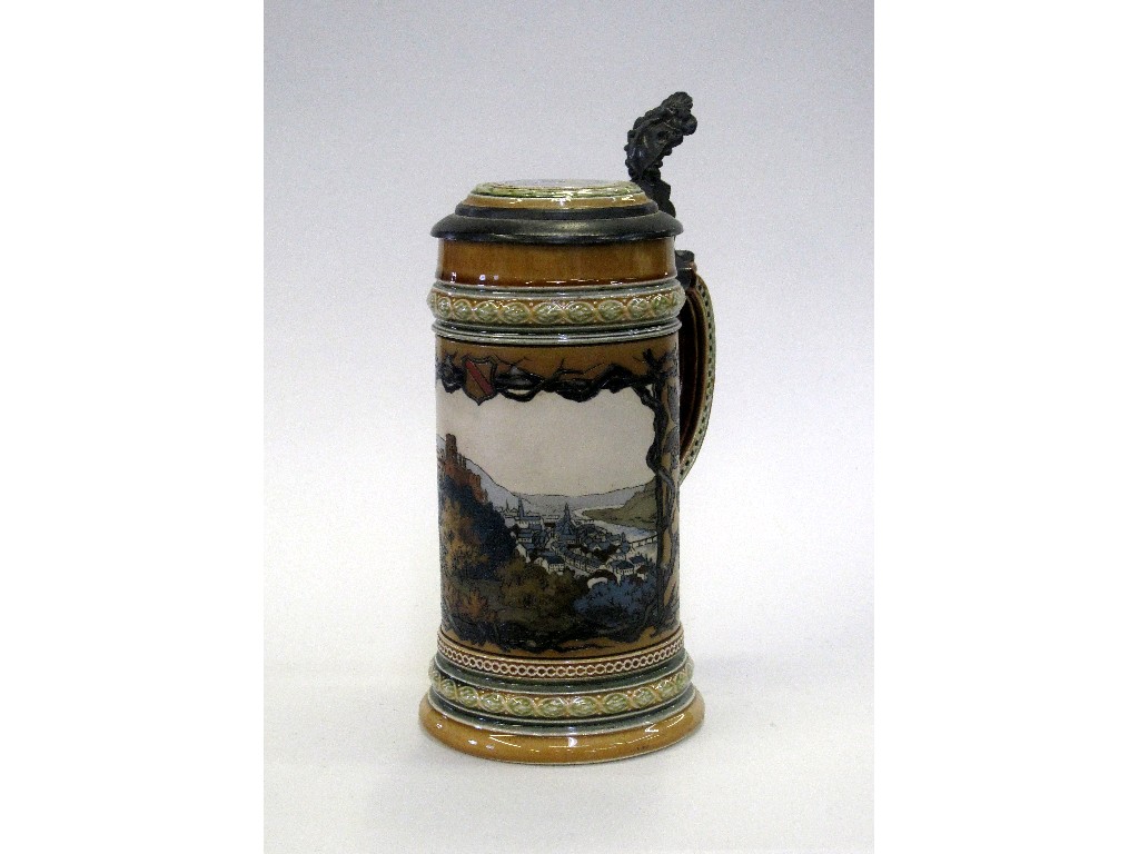 Appraisal: Villeroy and Boch Mettlach stoneware stein