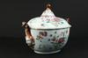 Appraisal: TUREEN - Chinese export porcelain Lowestoff oval form tureen with