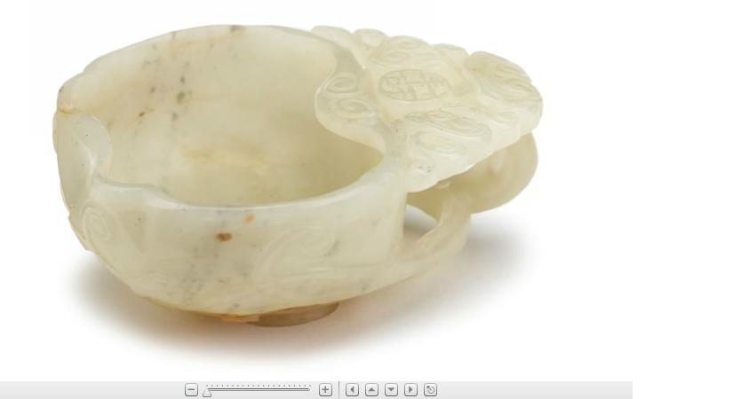 Appraisal: Chinese white jade pouring vessel th century