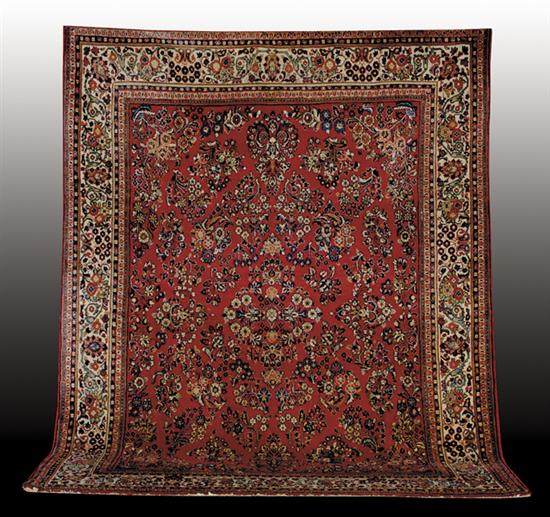 Appraisal: Persian Sarouk carpet circa s ' x '