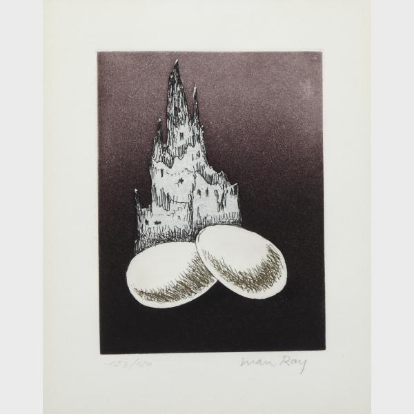 Appraisal: Man Ray - UNE CATHEDRALE FROM ELECTRO-MAGIE ANSELMINO American Colour