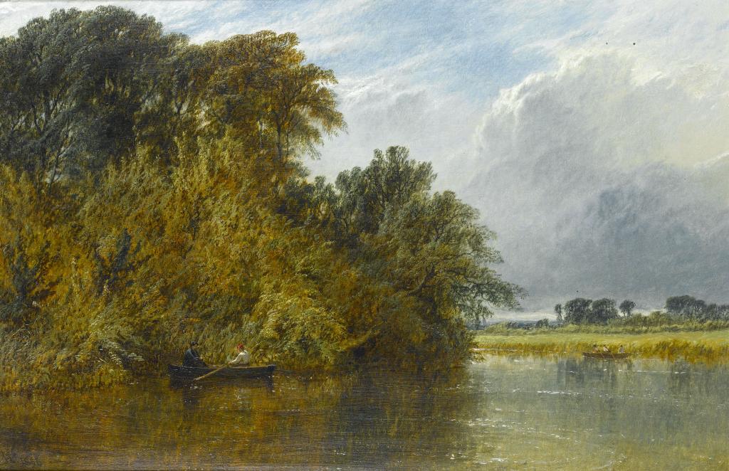 Appraisal: HENRY DAWSON - A PEACEFUL BACKWATER signed with monogram and