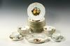 Appraisal: DESSERT SET - Fifty piece Meissen fruit decorated dessert set