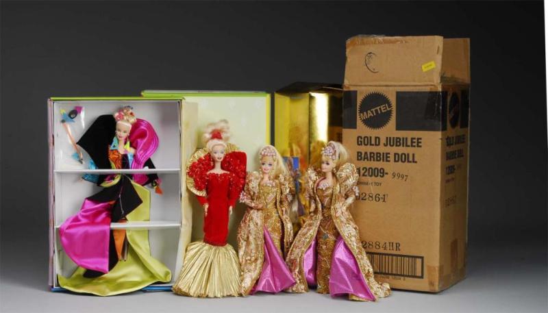 Appraisal: Lot of Barbies Description Rendezvous Barbie Masquerade Gala Collection Boxed