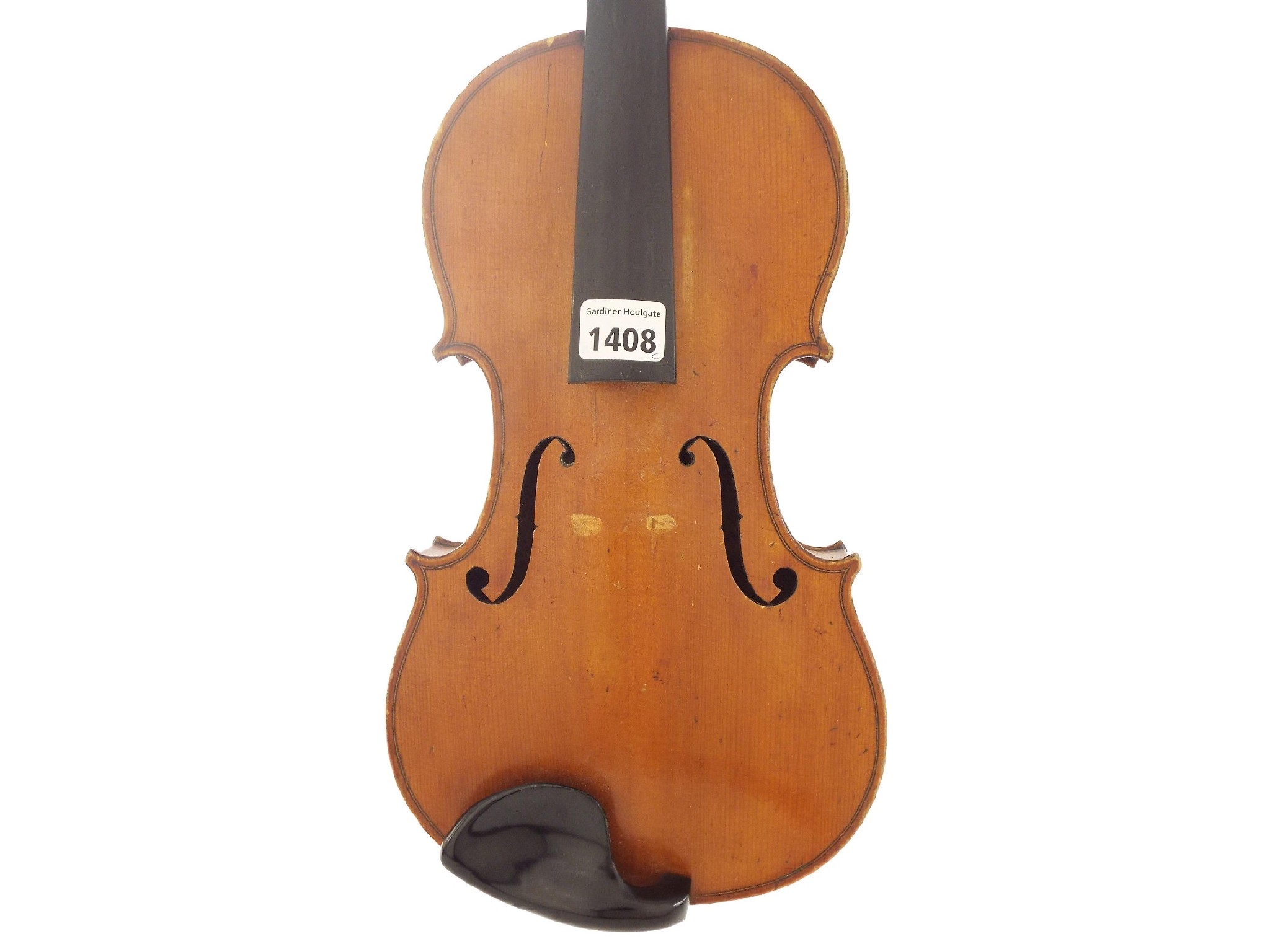 Appraisal: French violin labelled G A Chanot Manchester the two piece