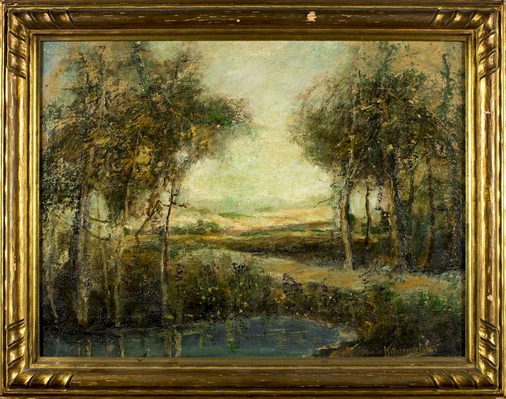 Appraisal: Charles Hetherington US Canada - oil on board ARTIST Charles