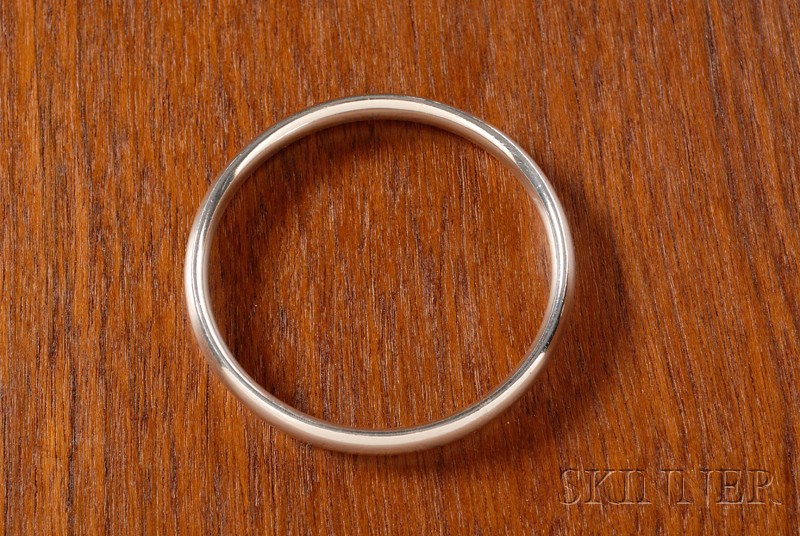 Appraisal: Georg Jensen Bangle Sterling silver Denmark - Circular form marked