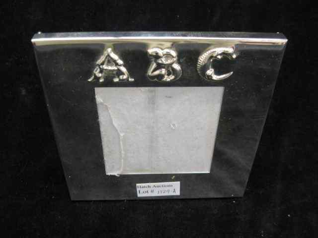 Appraisal: Tiffany Sterling Silver Frame ''A B C '' '' square