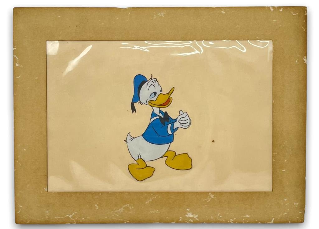 Appraisal: Original Disney Donald Duck CelSome discoloration to matting as seen