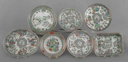 Appraisal: Group of Chinese export porcelain th c to include famille