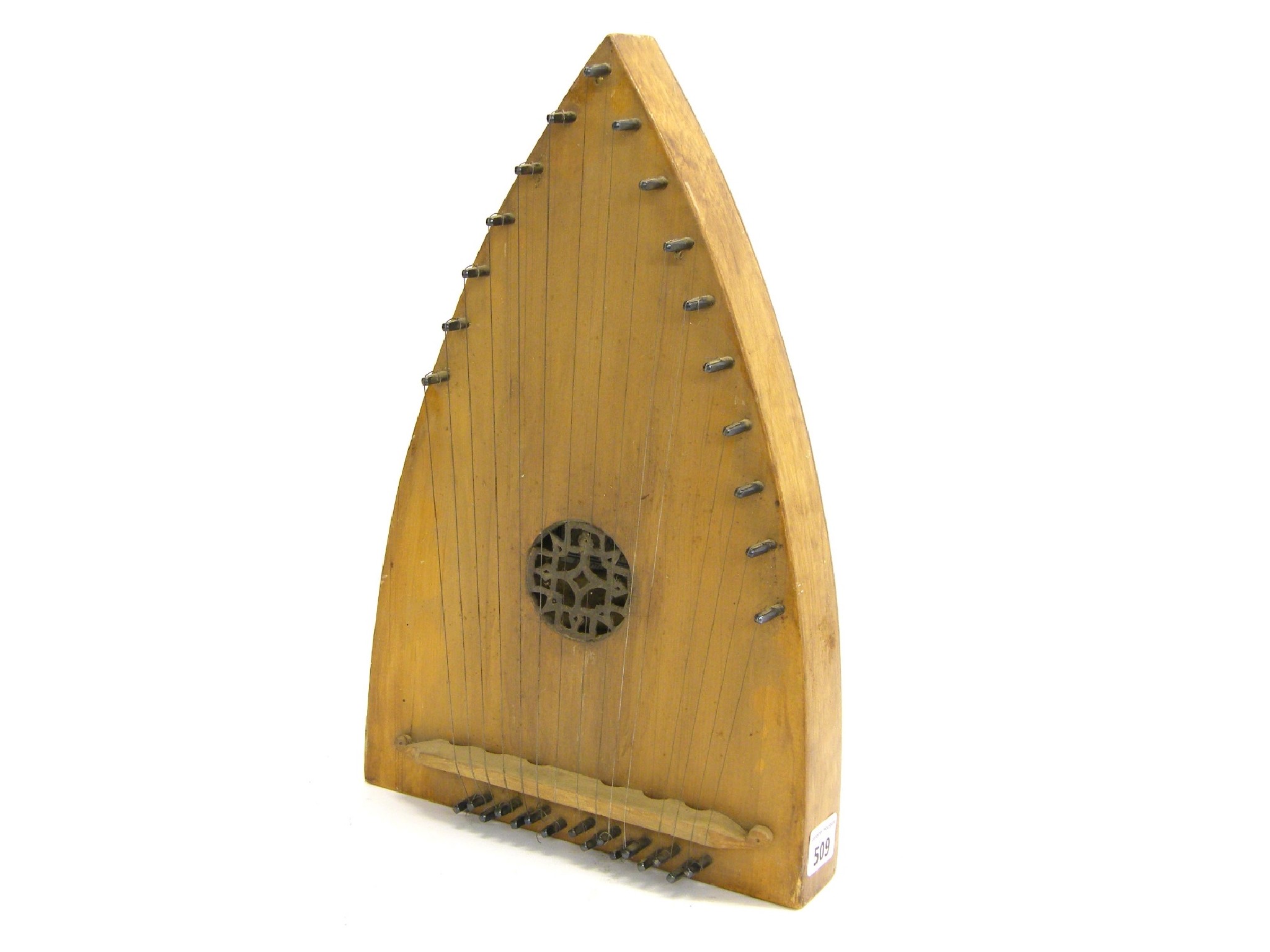 Appraisal: Bowed Psaltery labelled Michael King Cheltenham