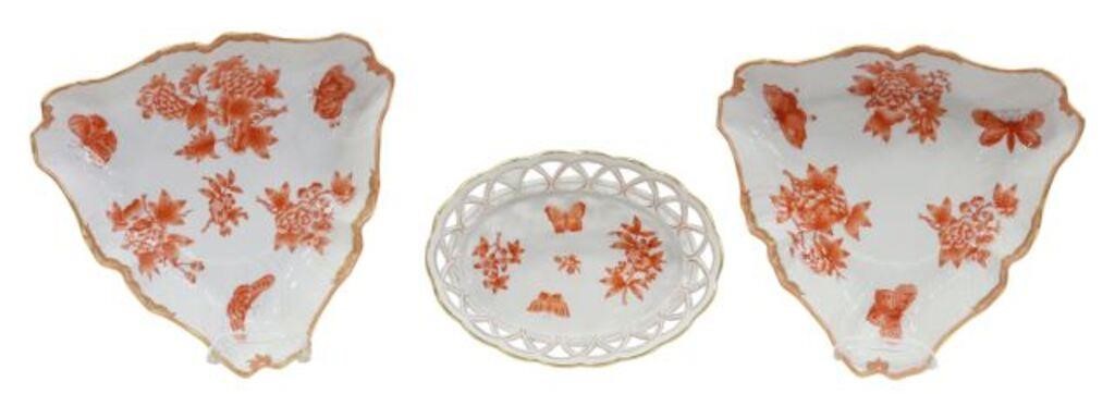 Appraisal: lot of Herend porcelain tableware in the Fortuna pattern peach