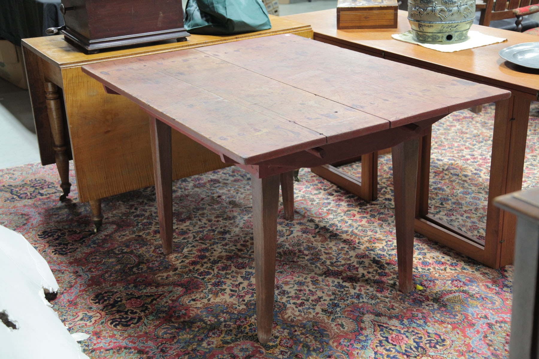 Appraisal: PIN TOP TABLE American late th century Pine table with