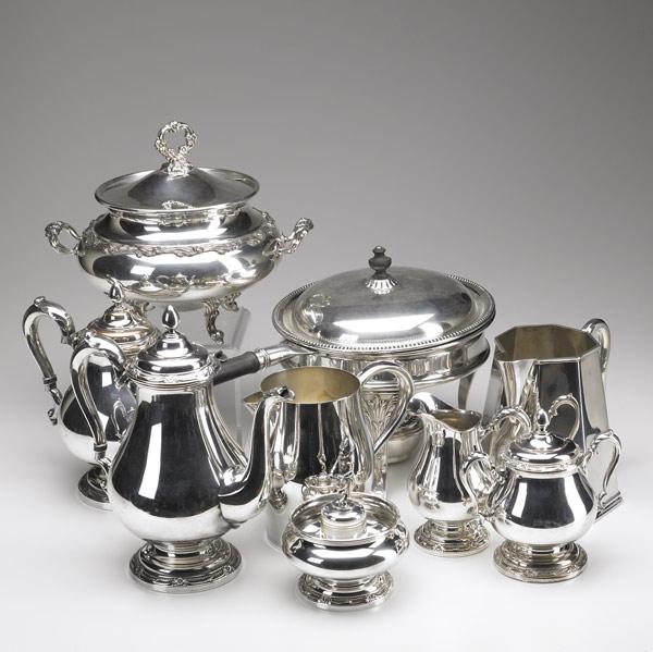 Appraisal: th C AMERICAN SILVERPLATE Gorham Remembrance five-piece coffee service covered