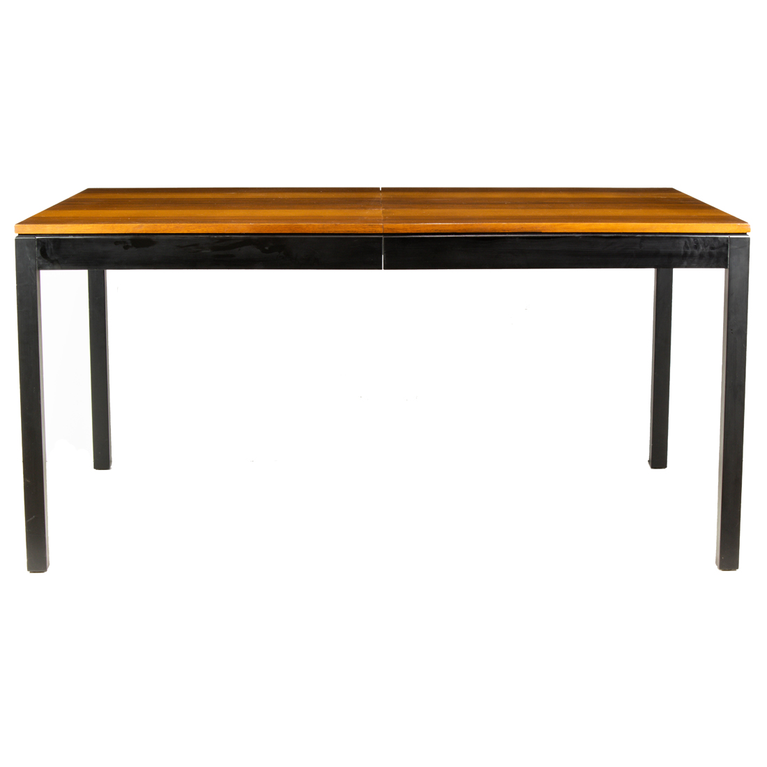 Appraisal: Milo Baughman Dining Table USA Thayer Coggin s walnut ebonized