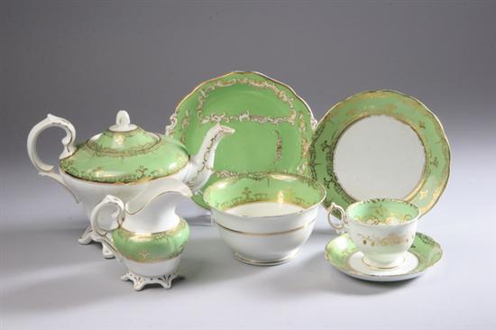 Appraisal: -PIECE ENGLISH AND FRENCH ASSEMBLED PORCELAIN DESSERT SERVICE th century