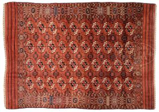 Appraisal: TEKKE ORIENTAL RUG WEST TURKMENISTAN TEKKE ORIENTAL RUG WEST TURKMENISTAN