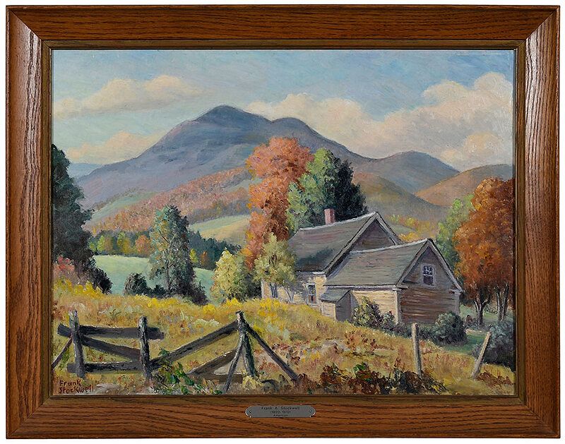 Appraisal: Frank Abner Stockwell New York Vermont - Vermont Mountain Scene