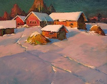 Appraisal: Mark Kremer Russian born Late in the Evening Oil on