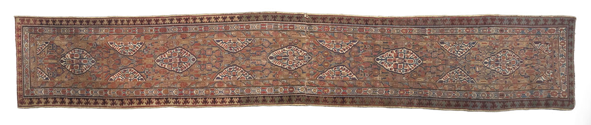 Appraisal: NORTHWEST PERSIAN RUNNER CIRCA Of Serab design with a deep