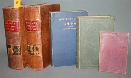 Appraisal: Asia Travel Titles Vols Mostly vo Hardcover Condition varies J