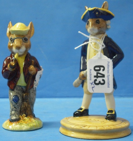 Appraisal: Royal Doulton Bunnykins Figures Captain Cook DB and Autumn Days