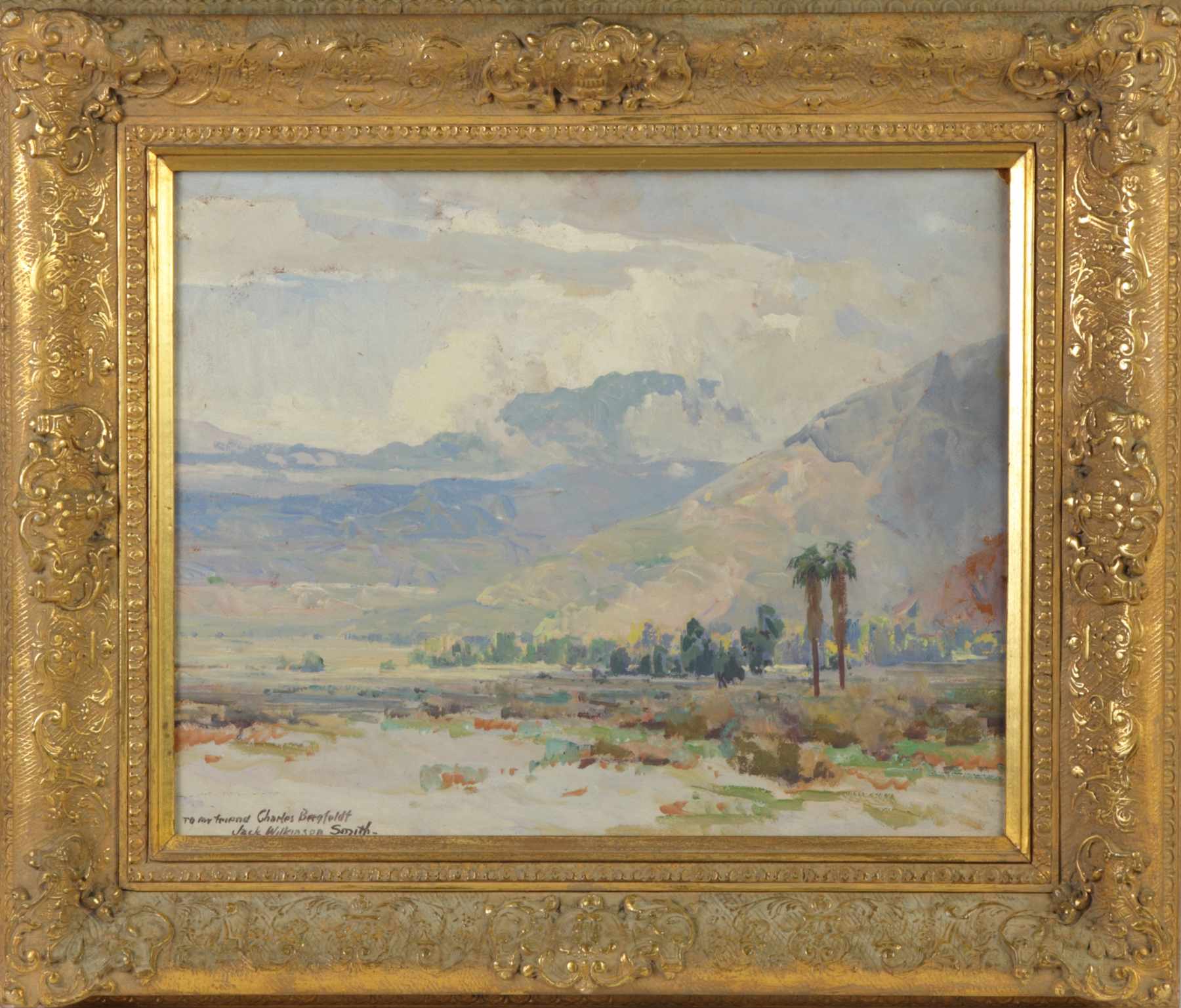 Appraisal: Jack Wilkinson Smith American - ''Desert Near Palm Springs Calif