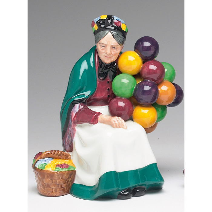 Appraisal: Royal Doulton figurine The Old Balloon Seller w x h