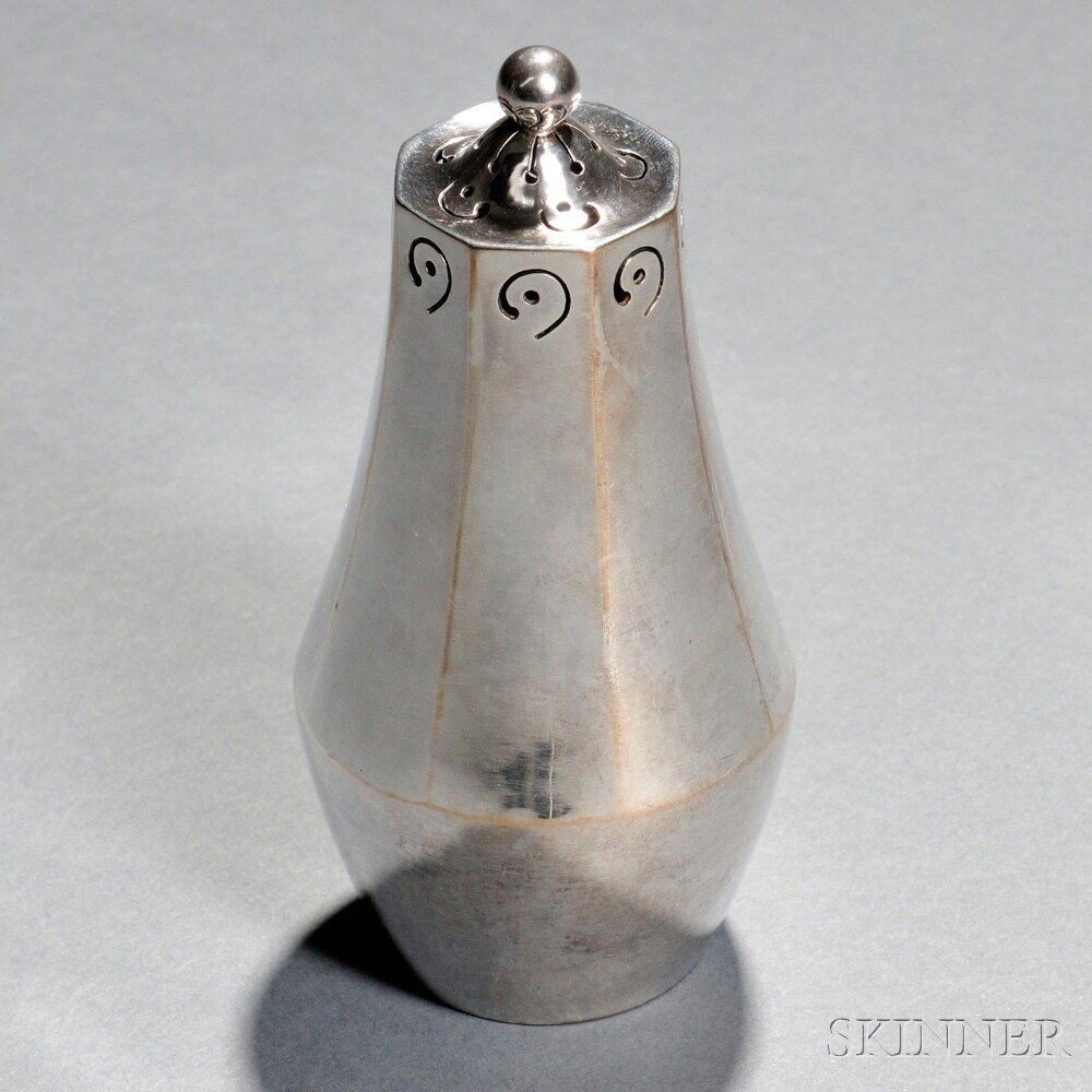 Appraisal: Georg Jensen Sugar Caster Sterling silver Design by Johan Rhode