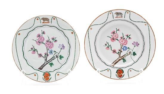 Appraisal: A Group of Chinese Export Porcelain Diameter of plates inches