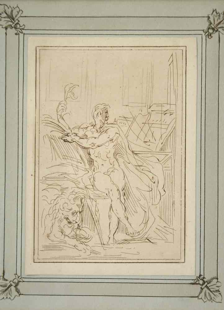 Appraisal: ENGRAVING- Classical figure attributed to Giovanni Battista Tiepolo Italian -