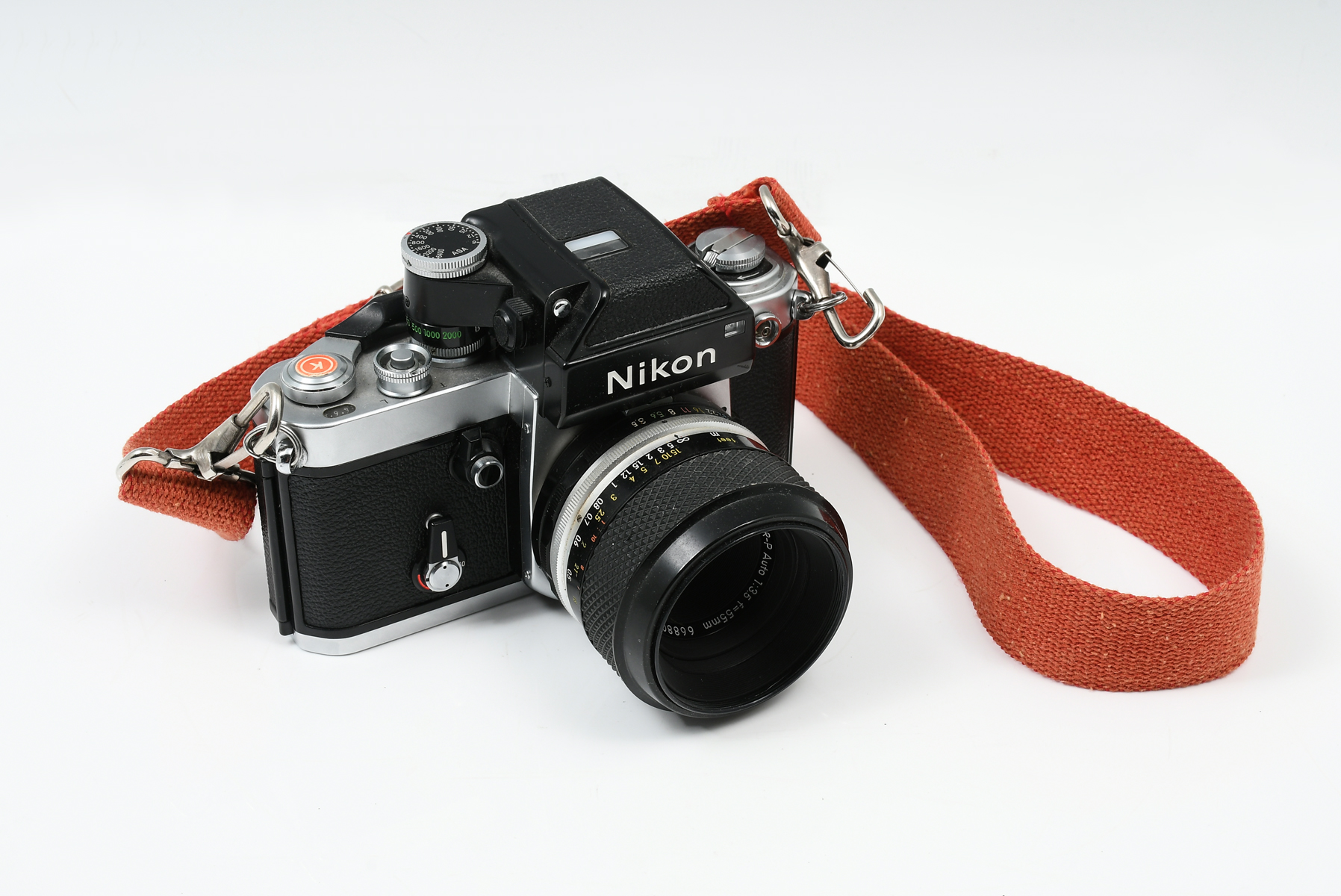 Appraisal: NIKON F FILM CAMERA WITH MM LENS Nikon F Film