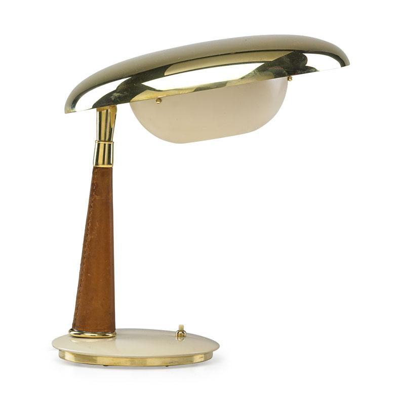 Appraisal: ANGELO LELLI ARREDOLUCE Table lamp Condition Report Brass is re-polished