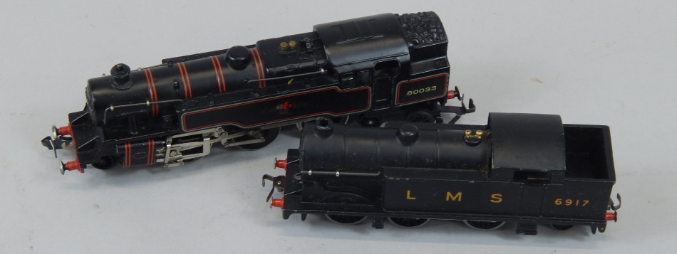 Appraisal: Two Hornby gauge locomotives one in black with the livery