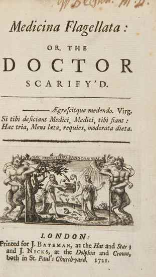 Appraisal: Medicina Flagellata or the Doctor Scarify'd with an Essay on